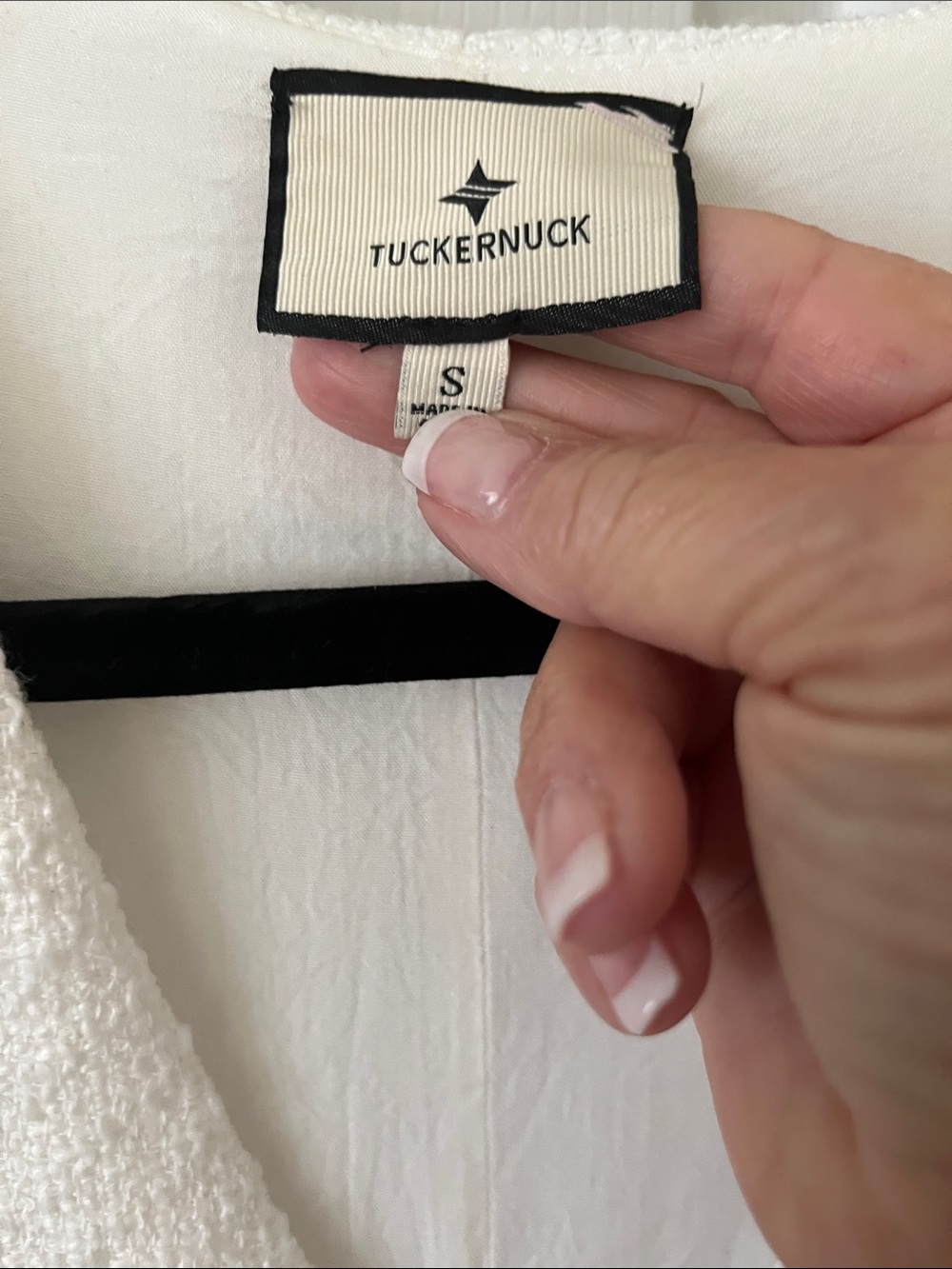 Tuckernuck one white one black one navy Myra rompers! All size small(6-8)